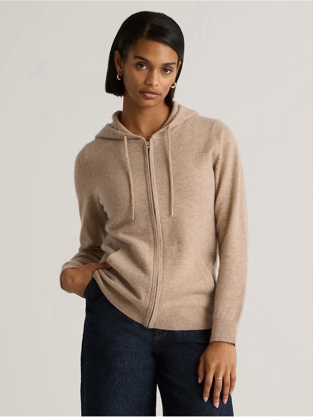 Quince Cashmere Hoodie -XL - Picture 3 of 7